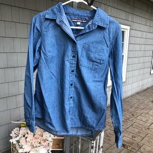 Denim blue Tommy Hilfiger button up
